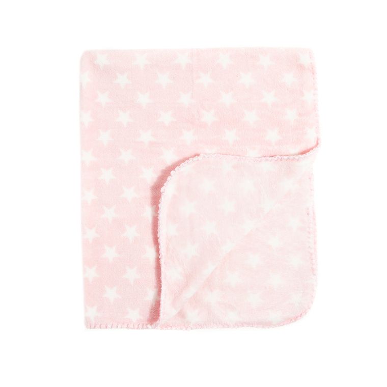 Smiki, Jednorożec, koc, różowy, gwiazdki, 75-90 cm