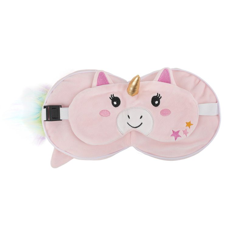Smiki, Jednorożec, zestaw akcesoriów, poduszka podróżna + opaska na oczy