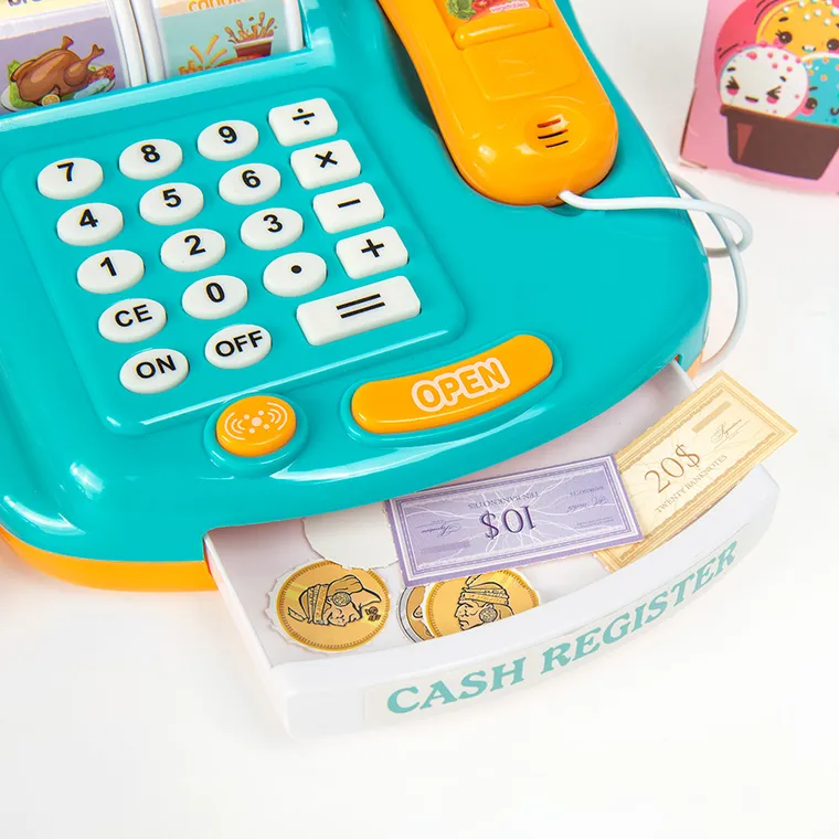 Smiki, kasa sklepowa z akcesoriami, 11 elementów