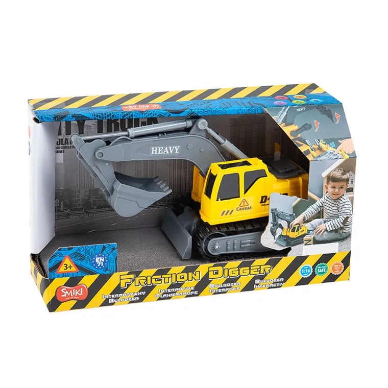 Smiki, Koparka, pojazd z dźwiękiem, 1:16