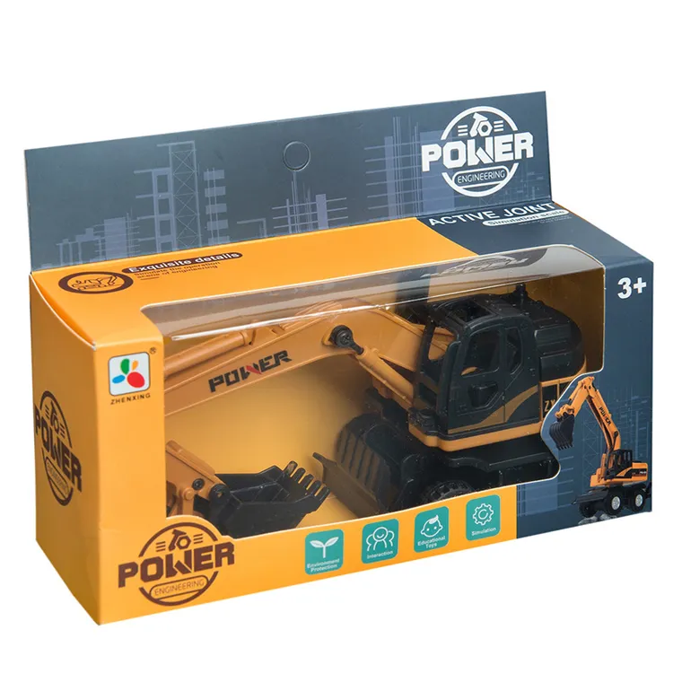 Smiki, Koparka, pojazd, żółty