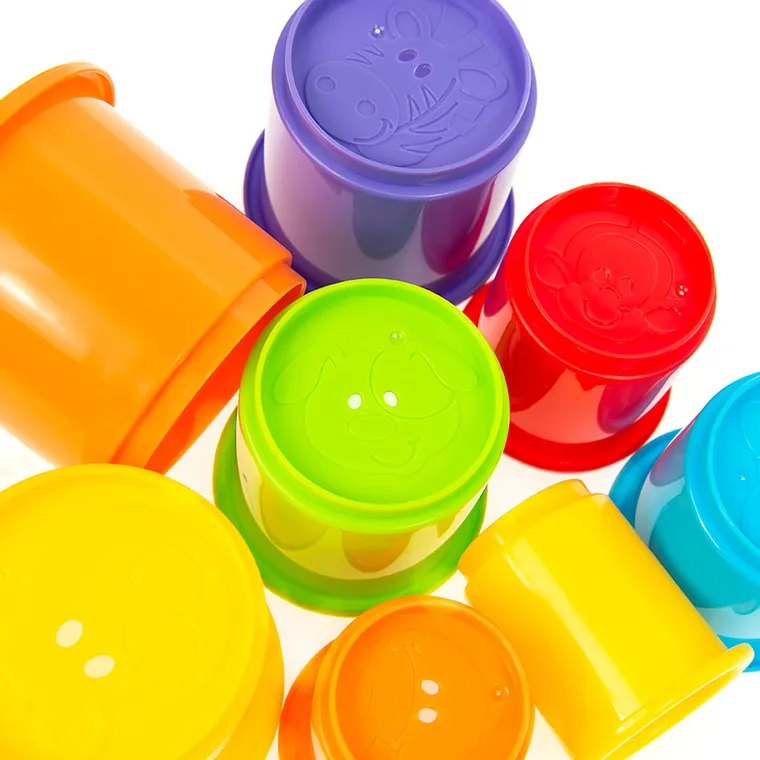 Smiki, kubeczkowa wieża, zabawka niemowlęca