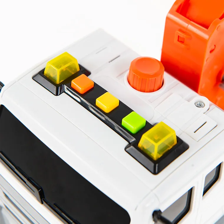 Smiki, Laweta, pojazd, światło i dźwięk, pomarańczowy, 1:12