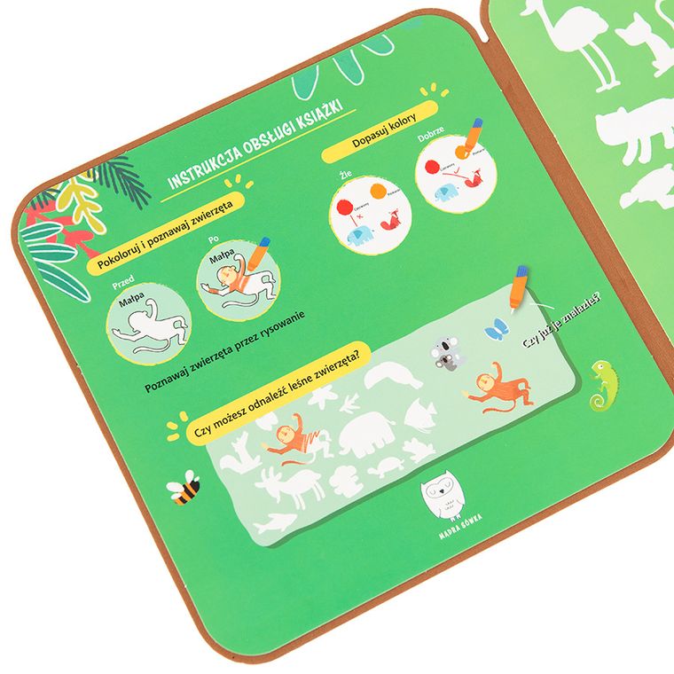 Smiki, Magiczne leśne zwierzęta, wodna kolorowanka