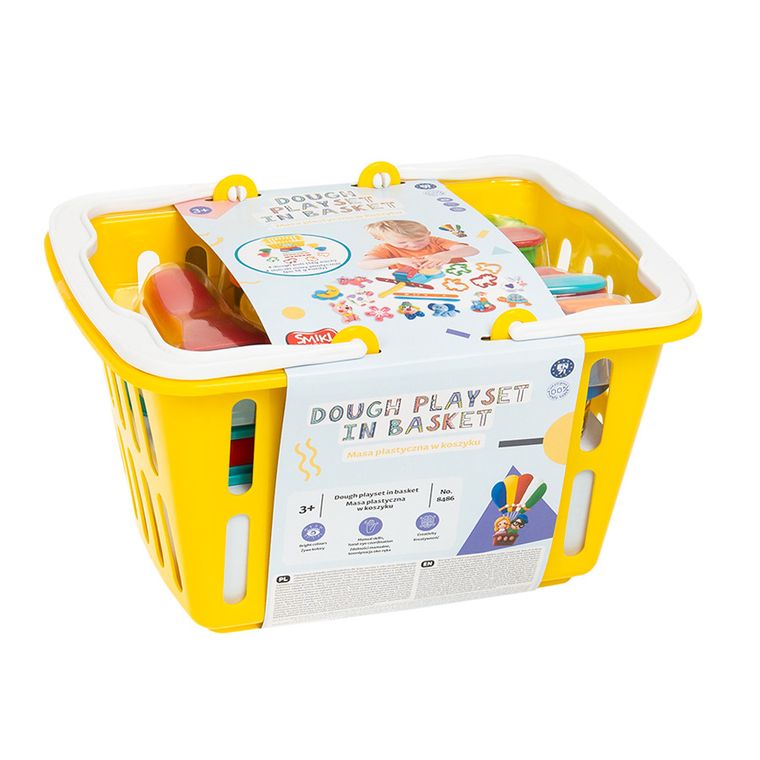 Smiki, Masa plastyczna w koszyku, zestaw do zabawy