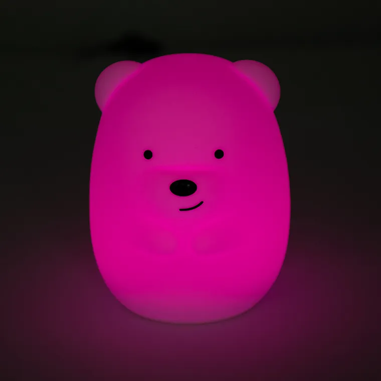 Smiki, Miś, lampka silikonowa LED