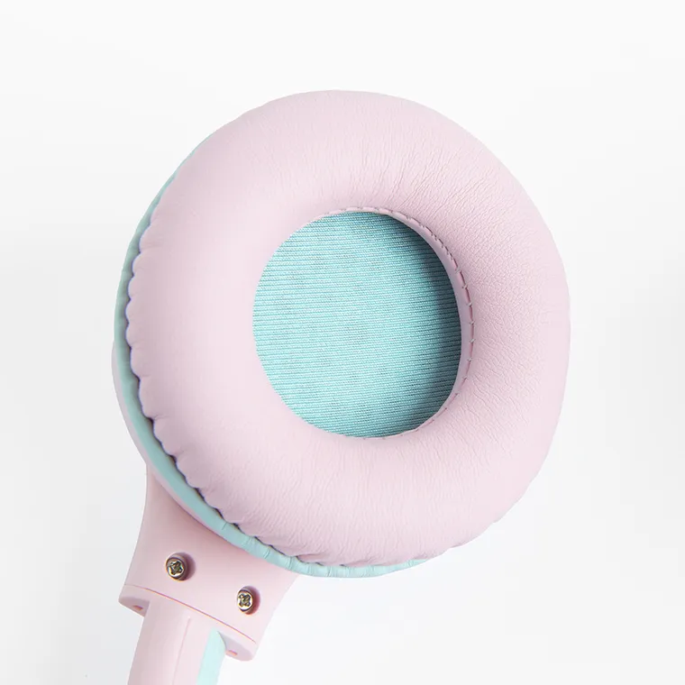 Smiki, Music World, słuchawki bezprzewodowe, nauszne, różowe