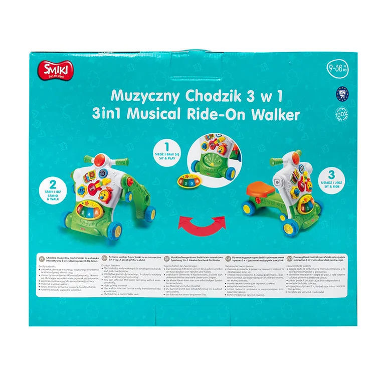 Smiki, Muzyczny chodzik, zabawka interaktywna