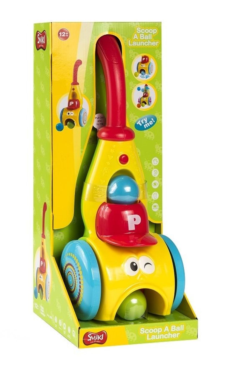 Smiki, odkurzacz piłek, pchacz interaktywny