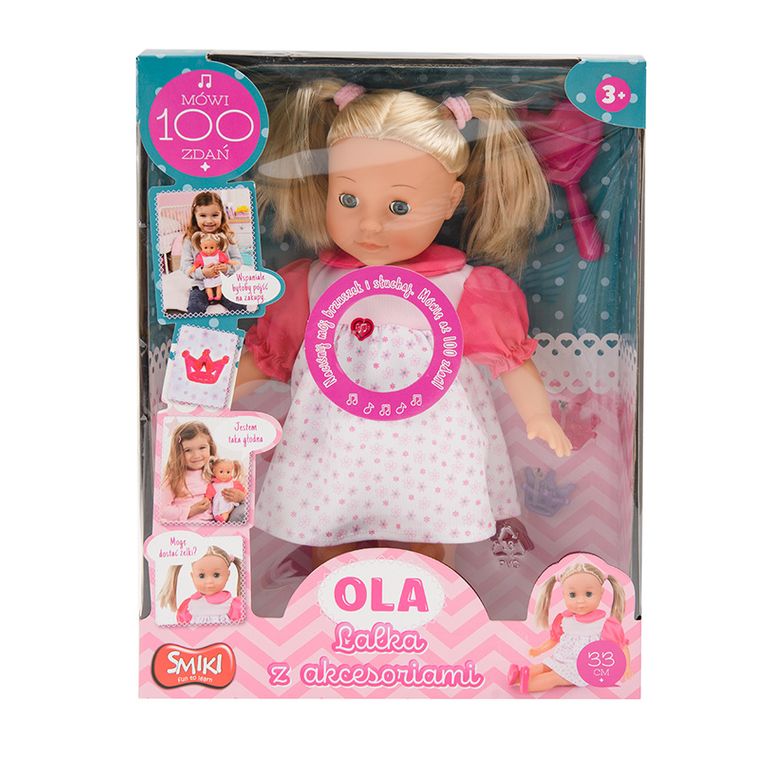 Smiki, Ola, lalka interaktywna, 33 cm