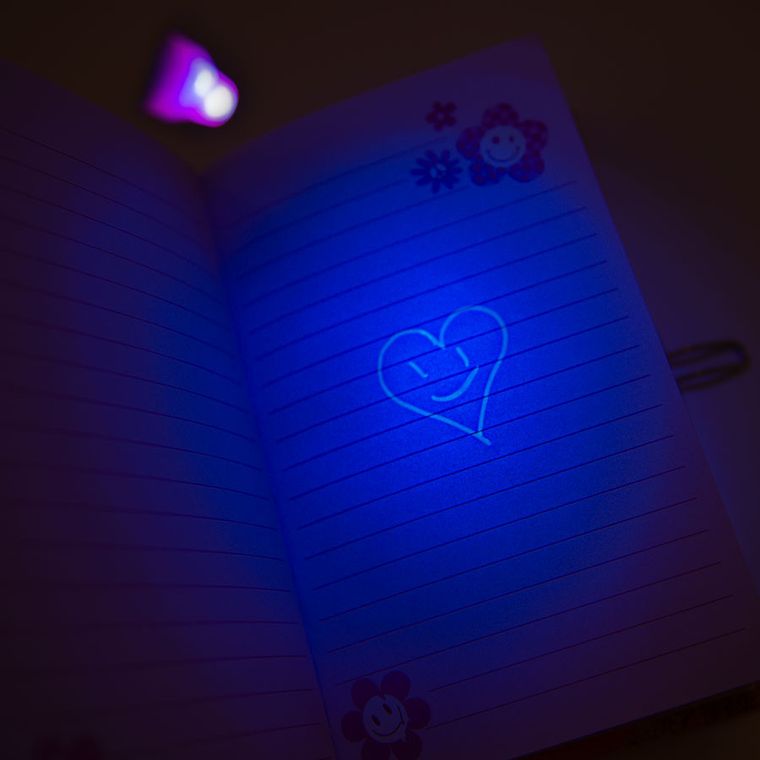 Smiki, pamiętnik z długopisem UV