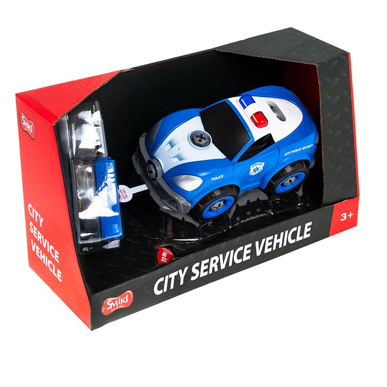 Smiki, Policja, samochód, śrubokręt, zestaw