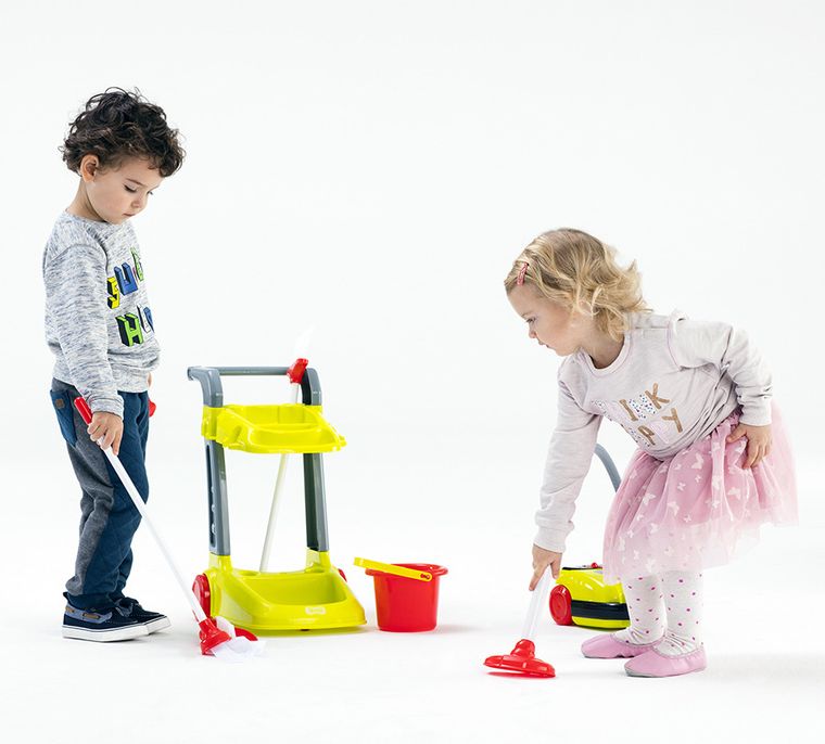Smiki, Smart Cleaning Trolley Set, zestaw do sprzątania