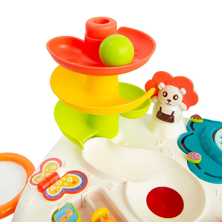 Smiki, stolik edukacyjny z kulodromem, interaktywny, 18m+