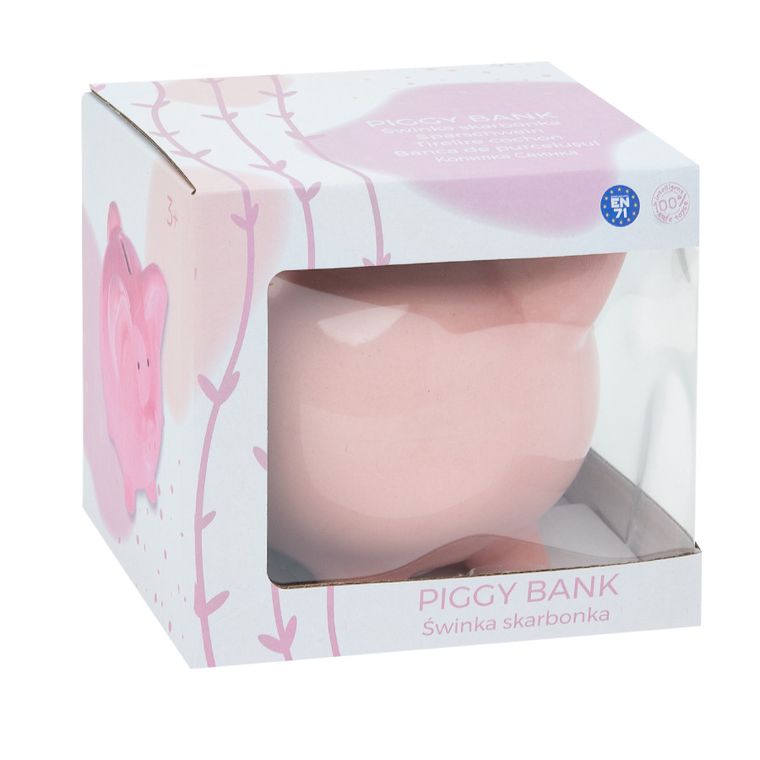 Smiki, świnka skarbonka, różowa