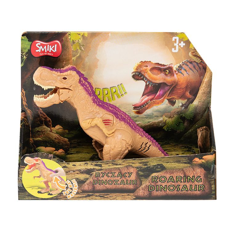 Smiki, T-Rex, dinozaur, figurka interaktywna, 16 cm