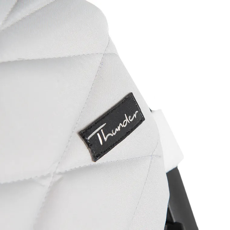 Smiki, Thunder Pro, wózek spacerowy, czarna rama, szaro-srebrny