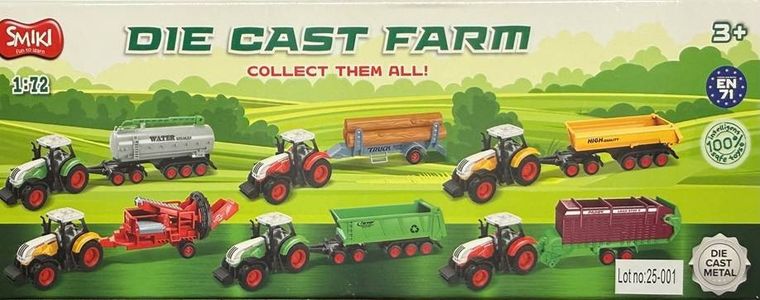 Smiki, Traktor z przyczepą, pojazd, 1:72