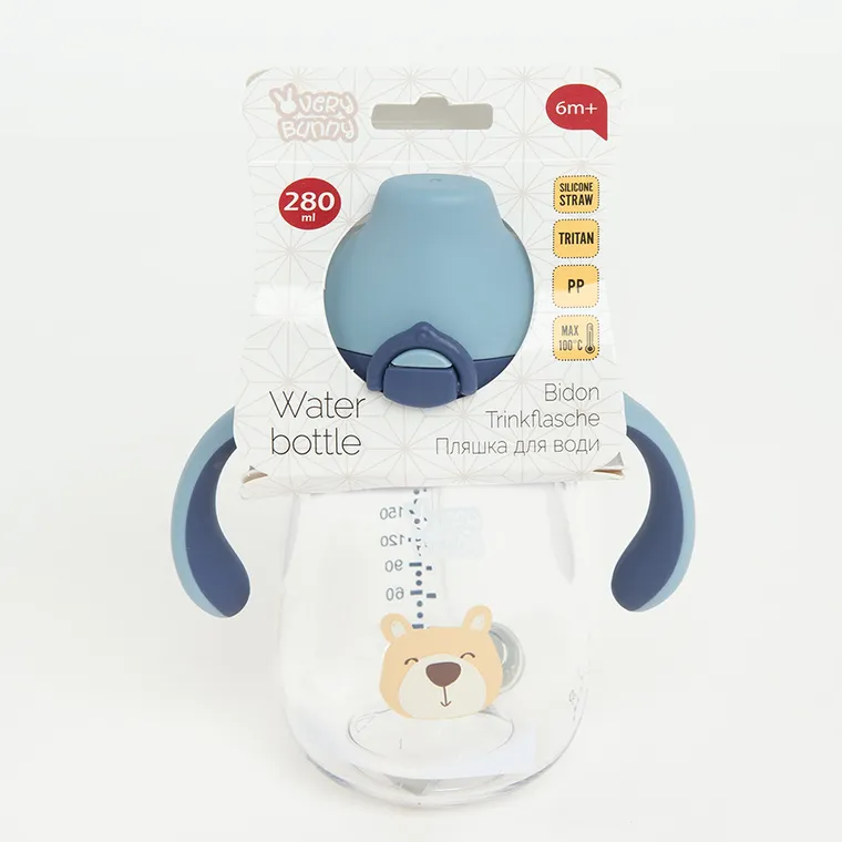 Smiki, Very Bunny, bidon niekapek, miś, niebieski, 280 ml