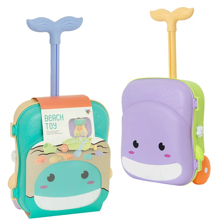 Smiki, walizka z akcesoriami do piasku i wody, 8 elementów