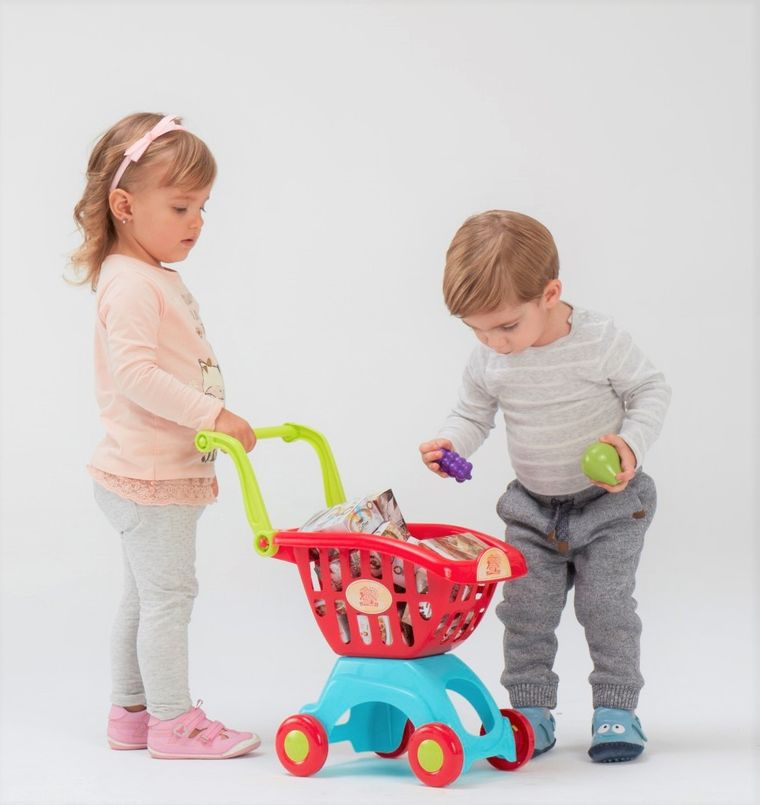 Smiki, wózek zakupowy z akcesoriami