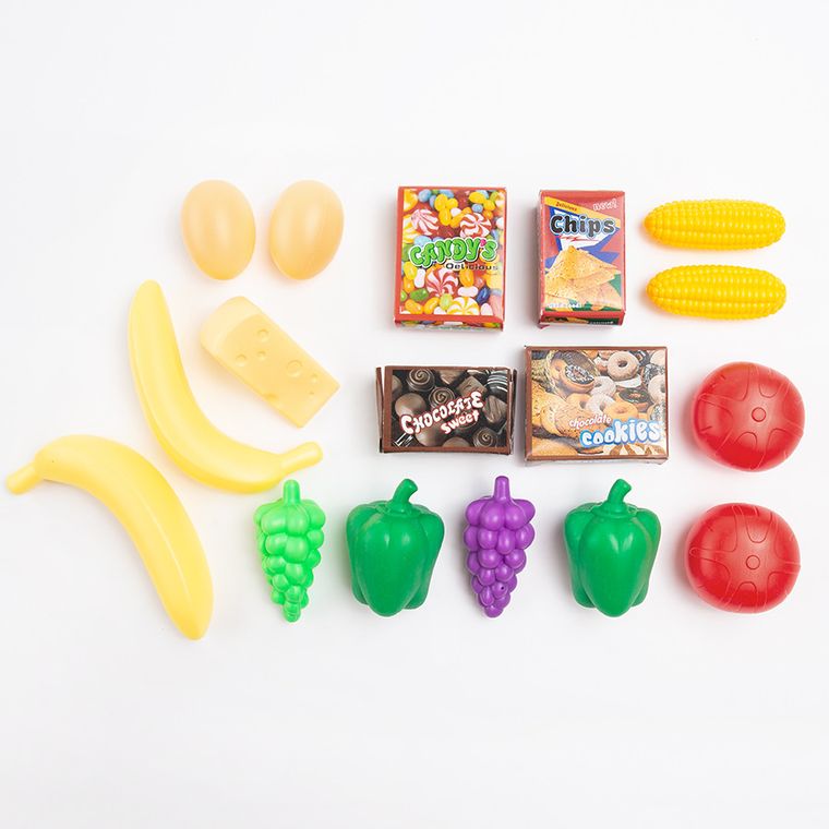 Smiki, wózek zakupowy z akcesoriami