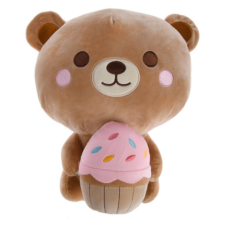 Smiki, Yummymals, Miś z babeczką, maskotka, 30 cm