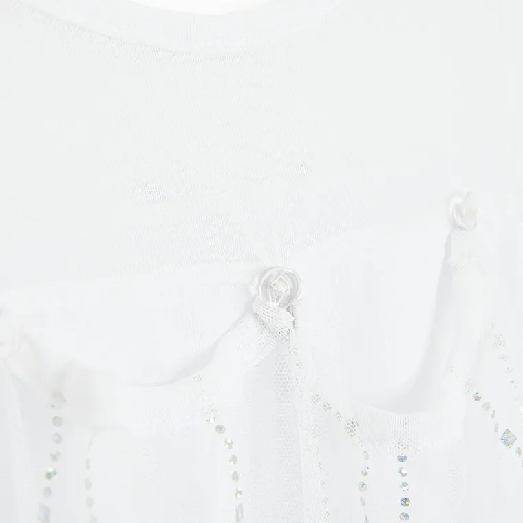 Smiki, Zimowa Księżniczka, sukienka z peruką, strój dla dzieci, 3-4 lata