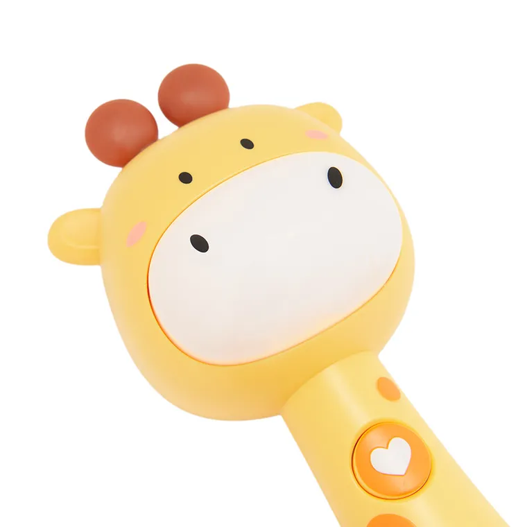 Smiki, Żyrafa, grzechotka muzyczna z gryzakiem, żółta