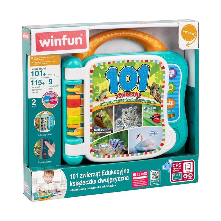 Smily Play, 101 zwierząt, edukacyjna książeczka, zabawka ineraktywna