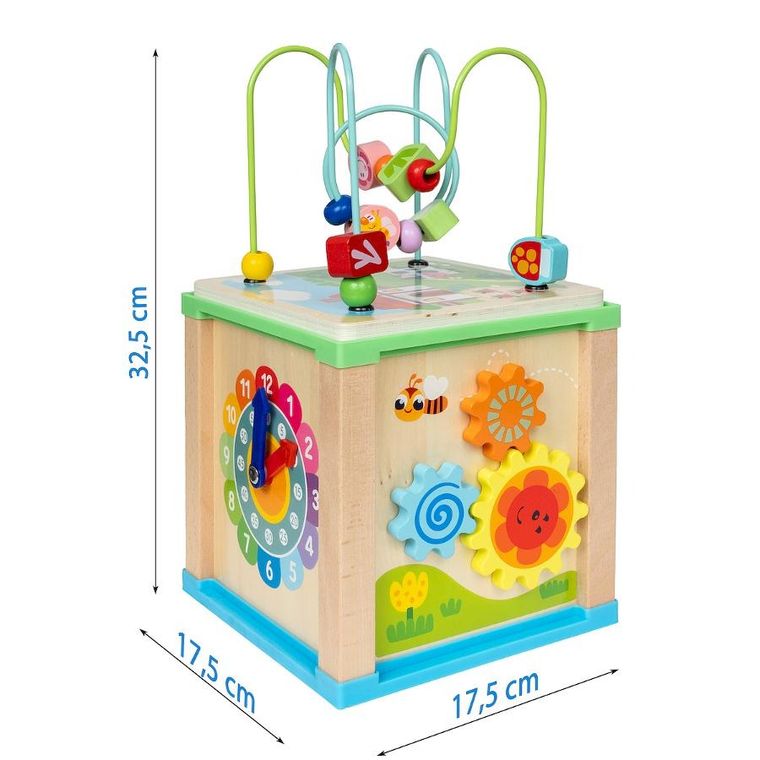 Smily Play, drewniana kostka aktywizująca 5w1