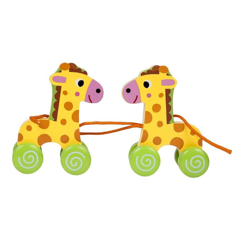 Smily Play, drewniana żyrafa do ciągnięcia