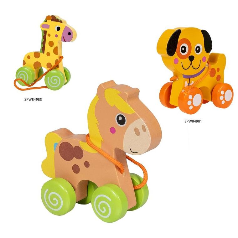 Smily Play, drewniany konik do ciągnięcia