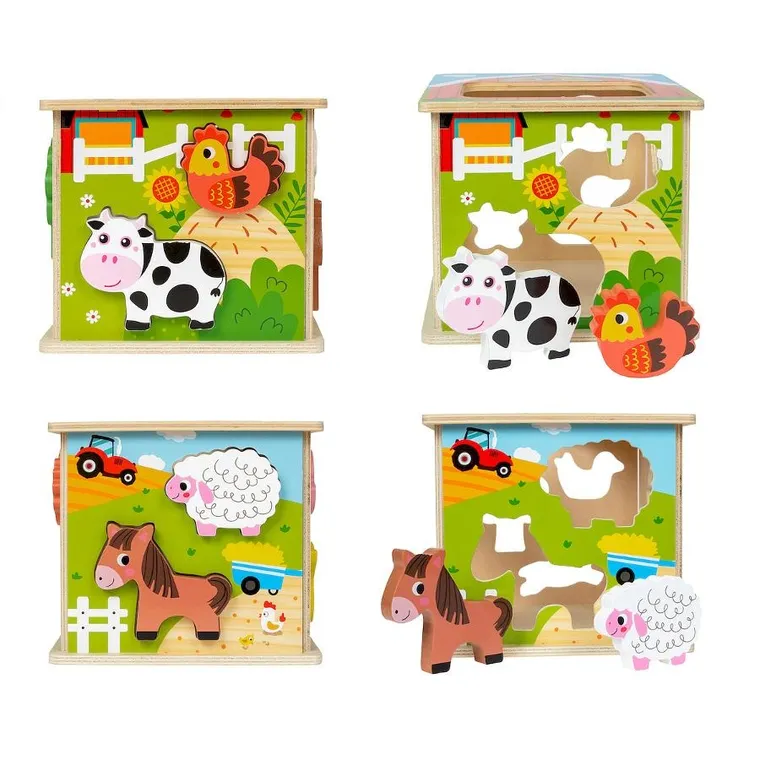 Smily Play, Farma, drewniany sorter