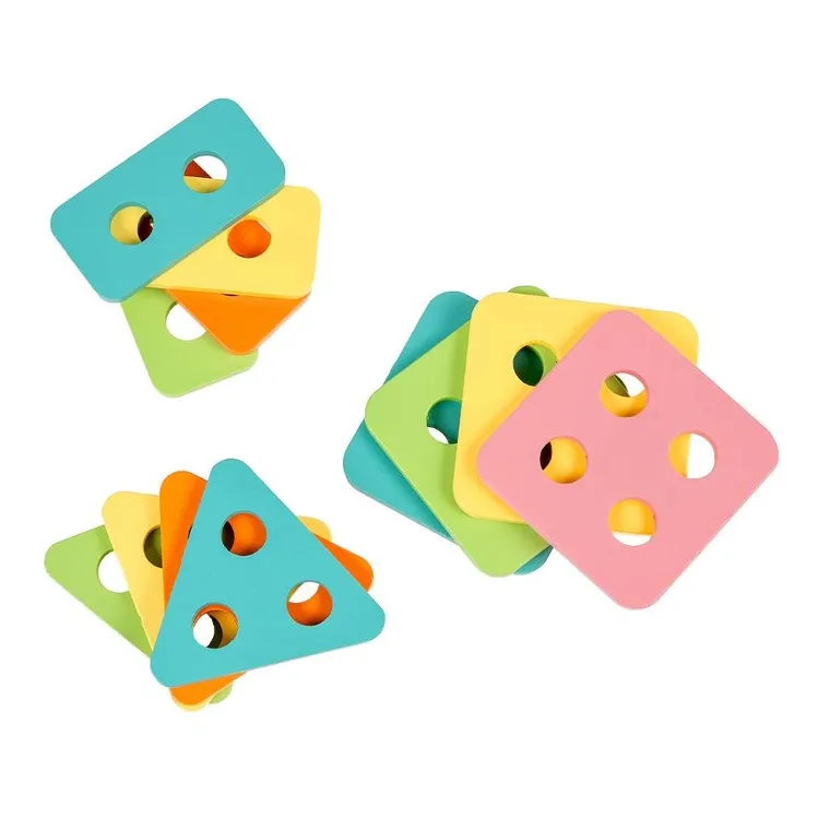 Smily Play, Farma, układanka drewniana, kształty