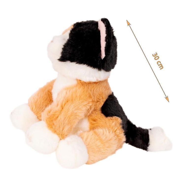 Smily Play, Fluffy Fam, kot Calico, maskotka, 24 cm