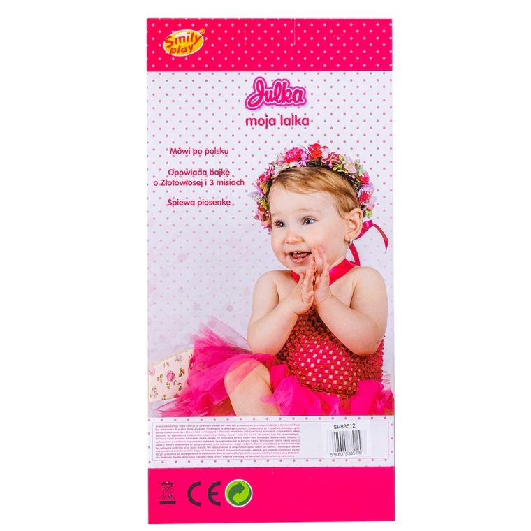 Smily Play, Julka, lalka interaktywna, 32 cm