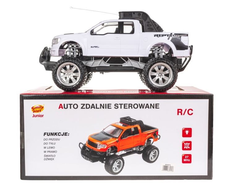Smily Play, Junior, Jeep, pojazd zdalnie sterowany, biały