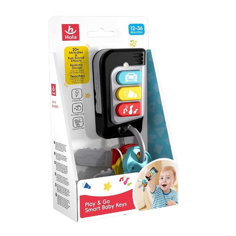 Smily Play, Kluczyki z pilotem, interaktywna zabawka niemowlęca