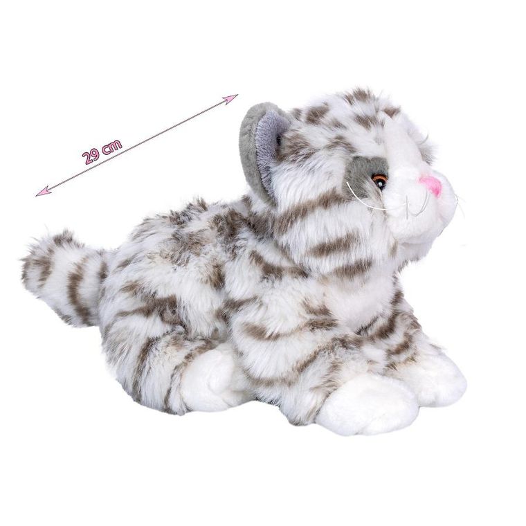 Smily Play, kot w szare paski, maskotka, 29 cm