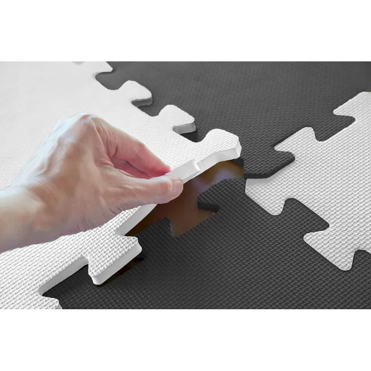 Smily Play, mata piankowa, biało-szara