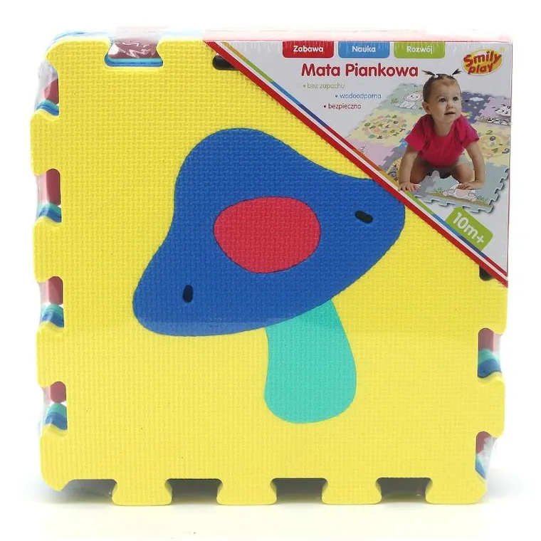 Smily Play, mata piankowa, owoce i warzywa, 10 elementów