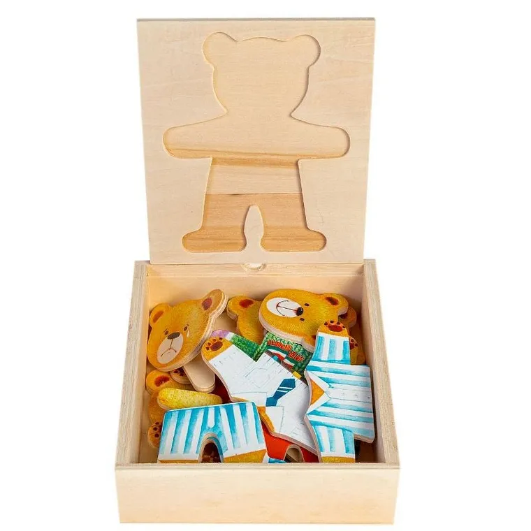 Smily Play, Misiek, układanka drewniana