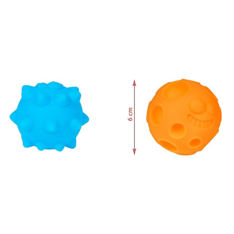 Smily Play, piłki sensoryczne, 6 szt.