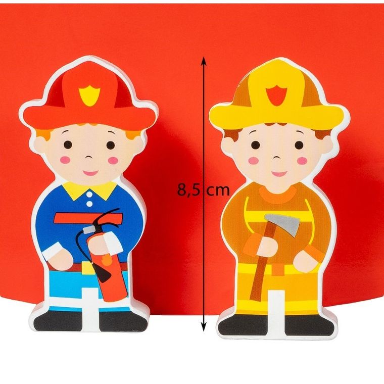 Smily Play, Remiza strażacka, drewniany domek z figurkami