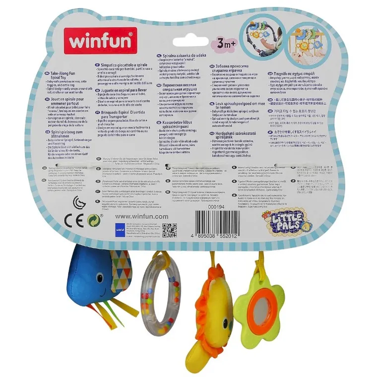 Smily Play, sensoryczna zawieszka, spirala