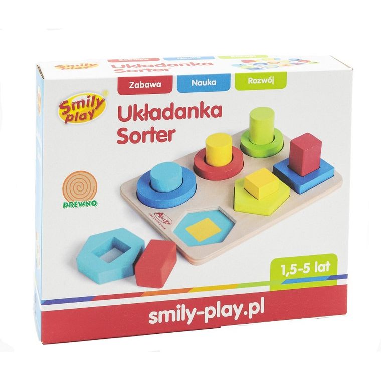 Smily Play, sorter, układanka