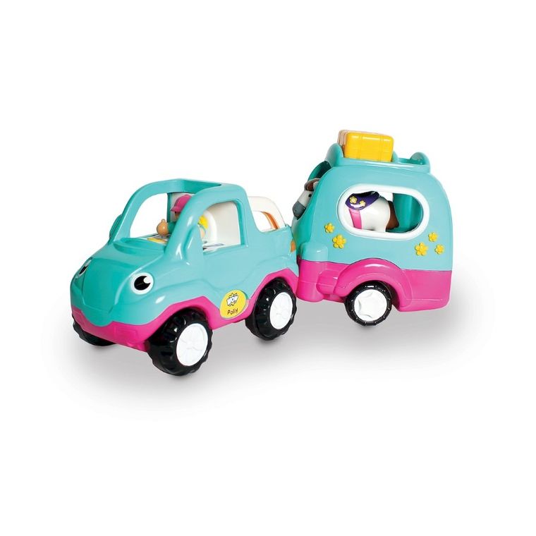 Smily Play, Wow, Polly, figurki i auto z przyczepą dla kucyka