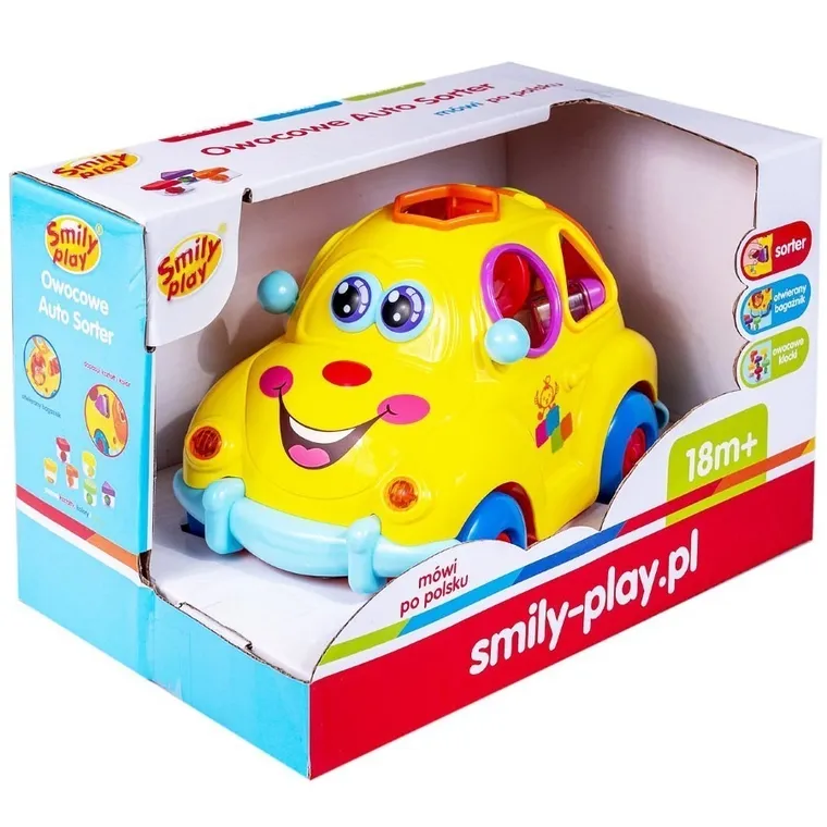 Smily Play, Zabawne auto z muzyką i światłem, sorter
