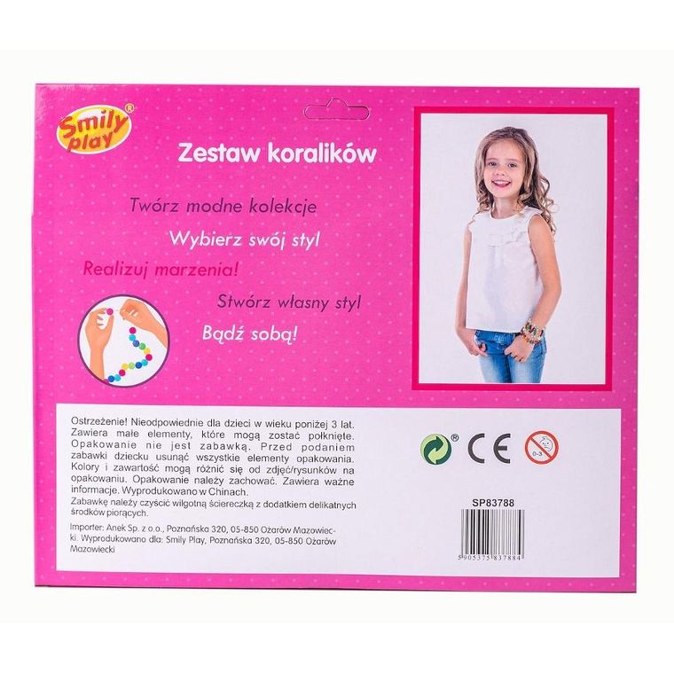 Smily Play, zestaw koralików